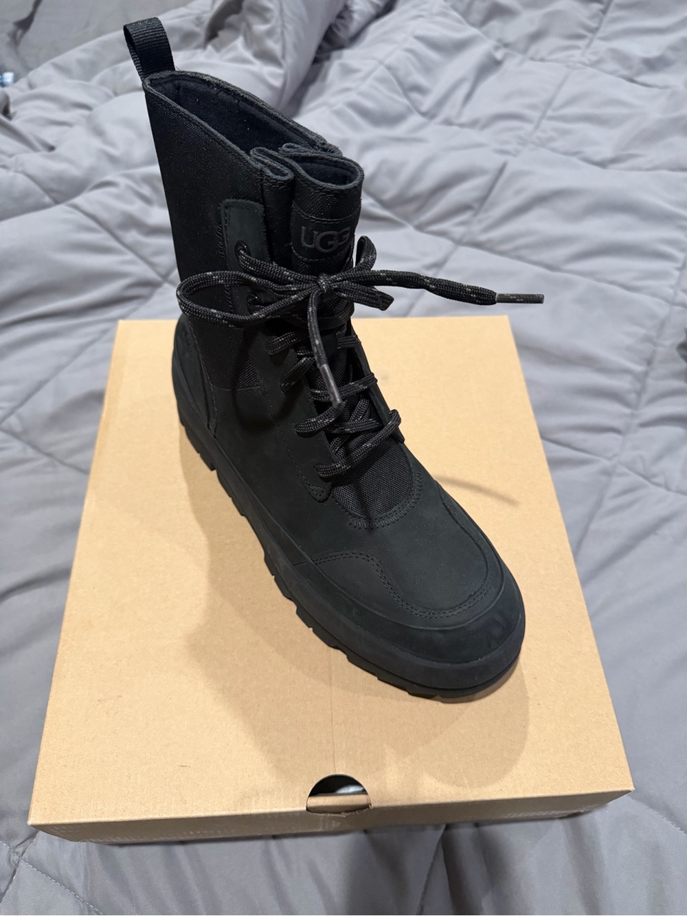 UGG Women's Black Lug Boot - New